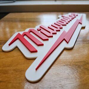 Milwaukee Tools 3D Printed Sign